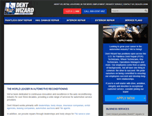 Tablet Screenshot of dentwizard.com