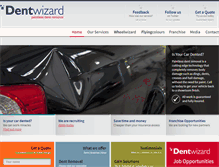 Tablet Screenshot of dentwizard.co.uk